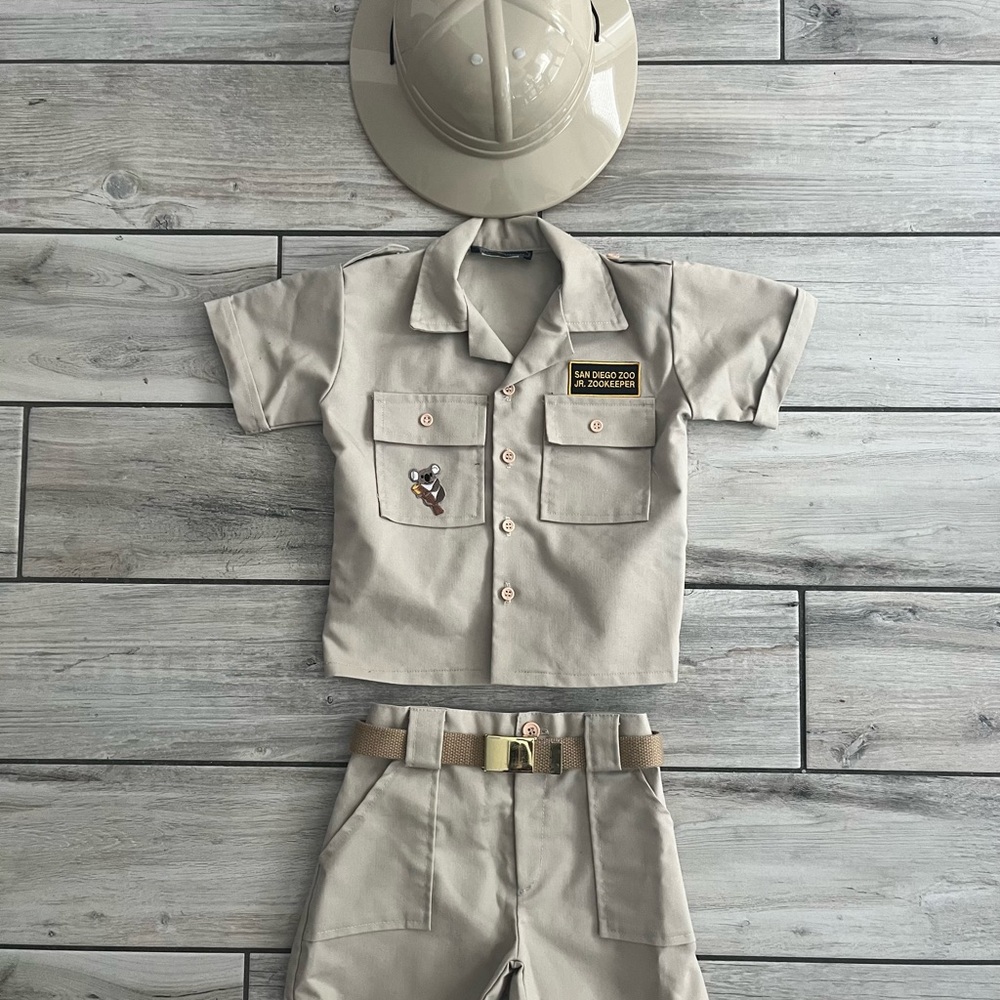 Kids Safari SanDiego Zoo Halloween Costume with Hat